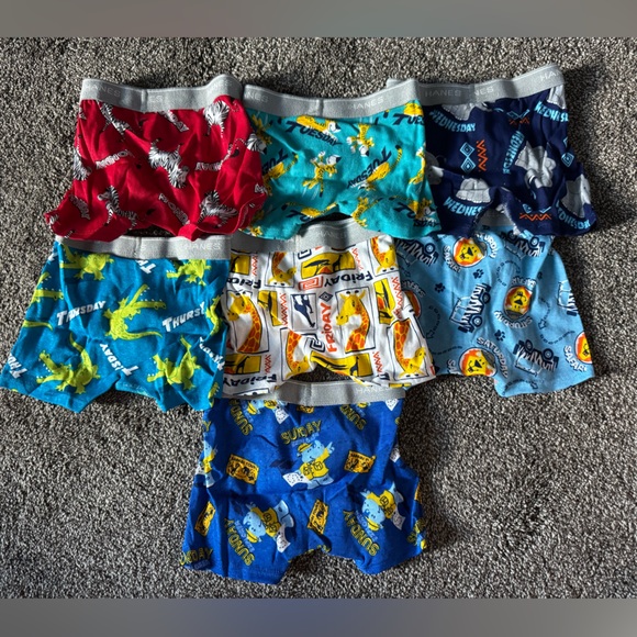 Hanes Boys' Underwear Set - Days of the Week Animal Theme NWOT - Picture 2 of 12